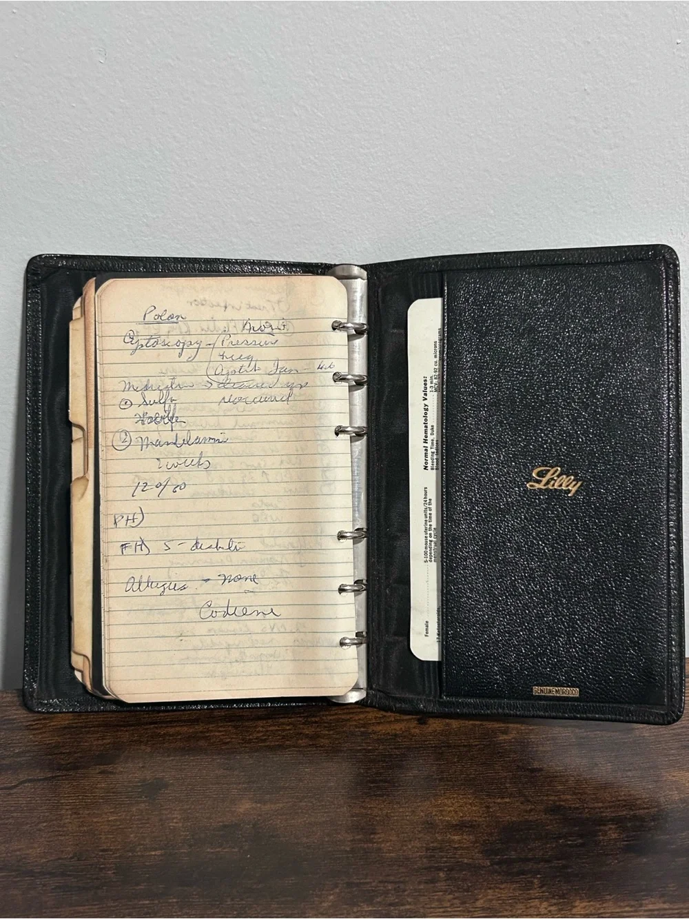 1965 Vintage Medical School Student Notebook Med Notes 1960s Harold Kirkpatrick